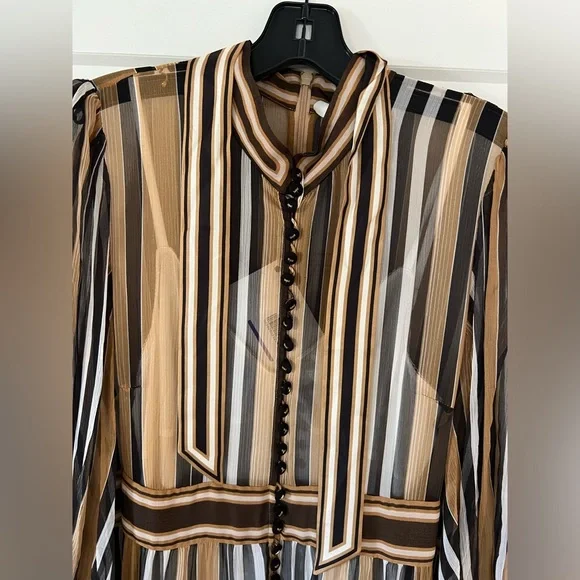 Zimmermann - BOTANICA PANELLED MIDI DRESS - Size 3 - Picture 4 of 6